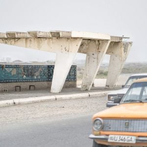 Soviet bus stop. Autor: Christopher Herwig 