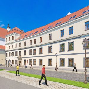 Adalbertinum - plánovaný stav. Zdroj: Trnavská univerzita