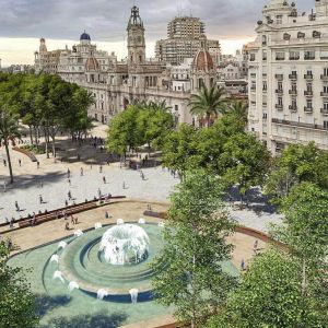 Plaza del Ayuntamiento. Zdroj: mesto Valencia